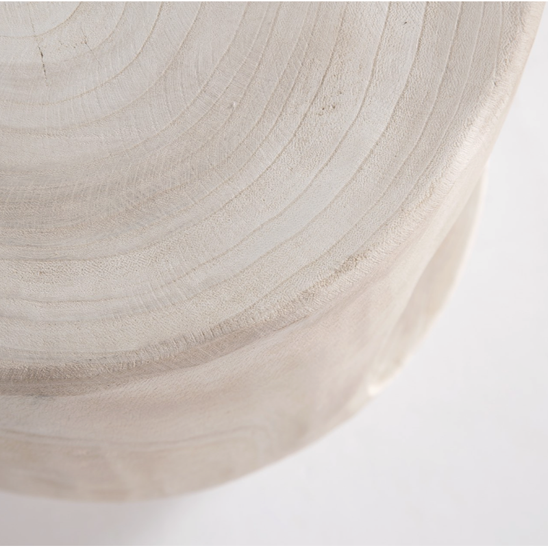 Nova Drift End Table In Whitewash