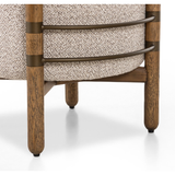 Enfield Ottoman in Astor Stone