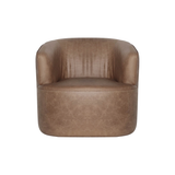 Fireside Swivel Club Chair in Antique Sienna