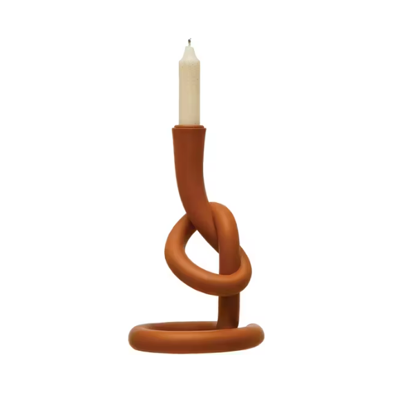 Resin Twisted Candle Holder