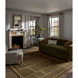 Barrow Rug in Olive/Natural