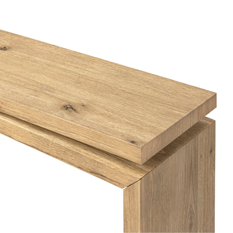 Matthes Console Table in Worn Oak - 60"