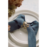 Winterberry Brass Napkin Ring