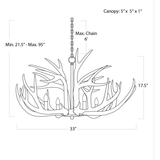 Antler Chandelier