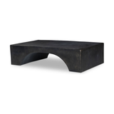Palumbo Outdoor Coffee Table in Distressed Bronze