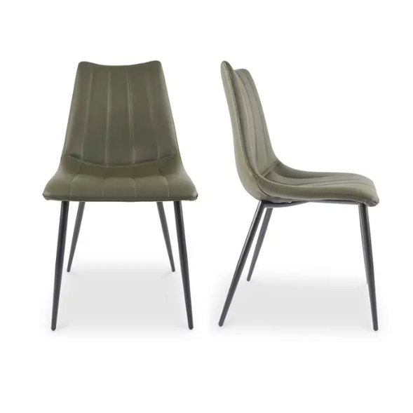 Alibi Dining Chair - Dark Green Set of 2