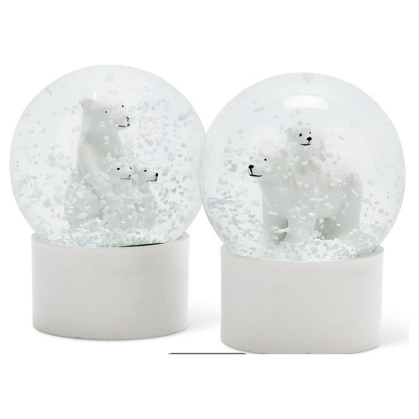 Small Polar Bear Snow Globe