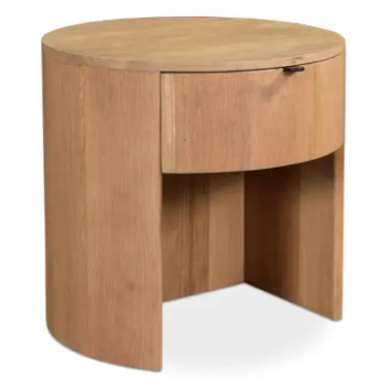 Theo One Drawer Nightstand -Natural