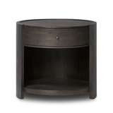 Bode Nightstand in Smoked Black Veneer