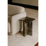 Blair End Table in Rainforest Green Marble
