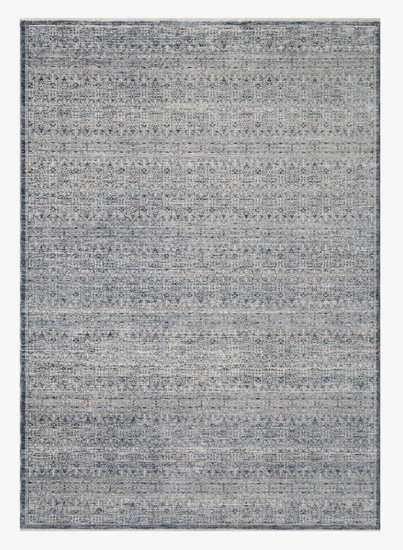 Zuma Area Rug - Denim/Ivory