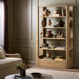 Lloyd Bookcase in Aged Natural Oak