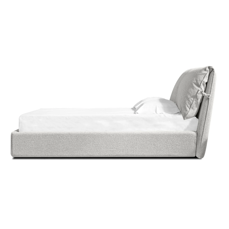 Plume Bed - Oat Tweed