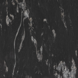 Hammered Iron End Table in Charcoal Marble