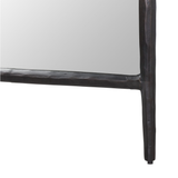 Tapered Floor Mirror in Bronzed Aluminum