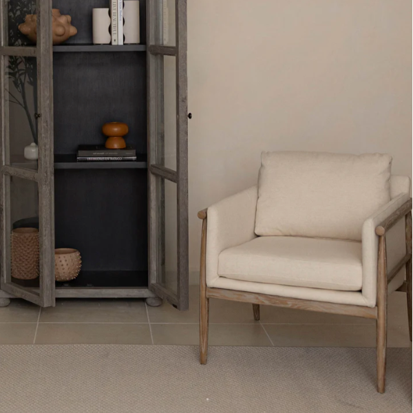 Bronte Club Chair in Beige