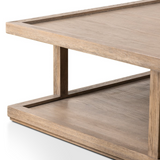 Charley Coffee Table in Warm Natural Oak