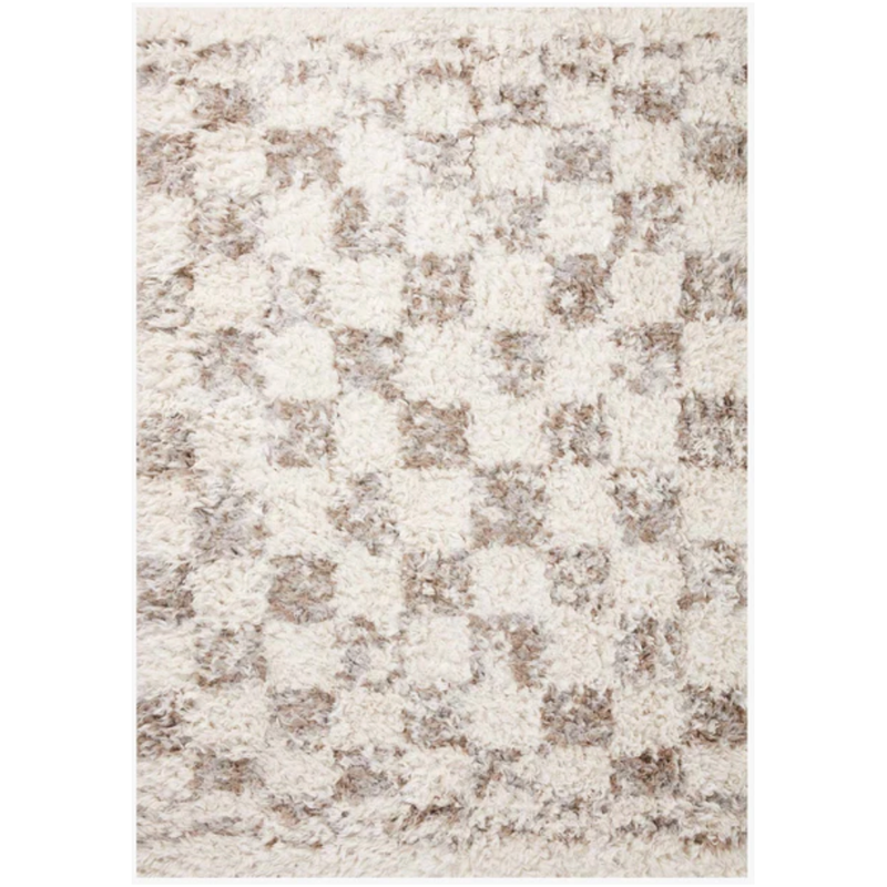 Amira Rug in Ivory/Pebble