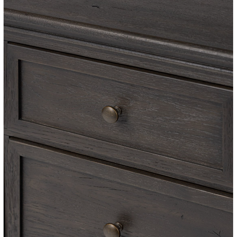 Geoffrey Wide Dresser in Smoked Black Veneer
