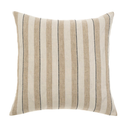 Seaside Stripe Linen Cushion