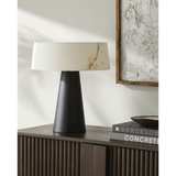 Jesmond Lamp in Ivory Stone