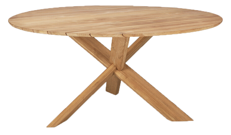 Teak Circle Outdoor Dining Table