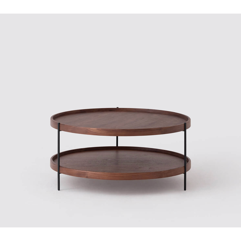 Sage Round Coffee Table in Walnut