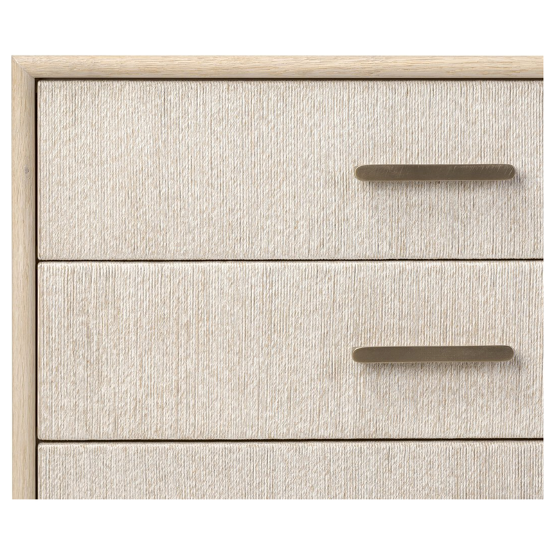 Rosenell 6 Drawer Dresser in Natural Oak Veneer