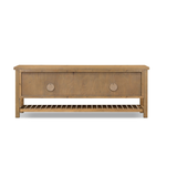 Dalton Media Console Aged Natural Oak