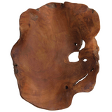 Hand- Carved Teak Wood Bowl