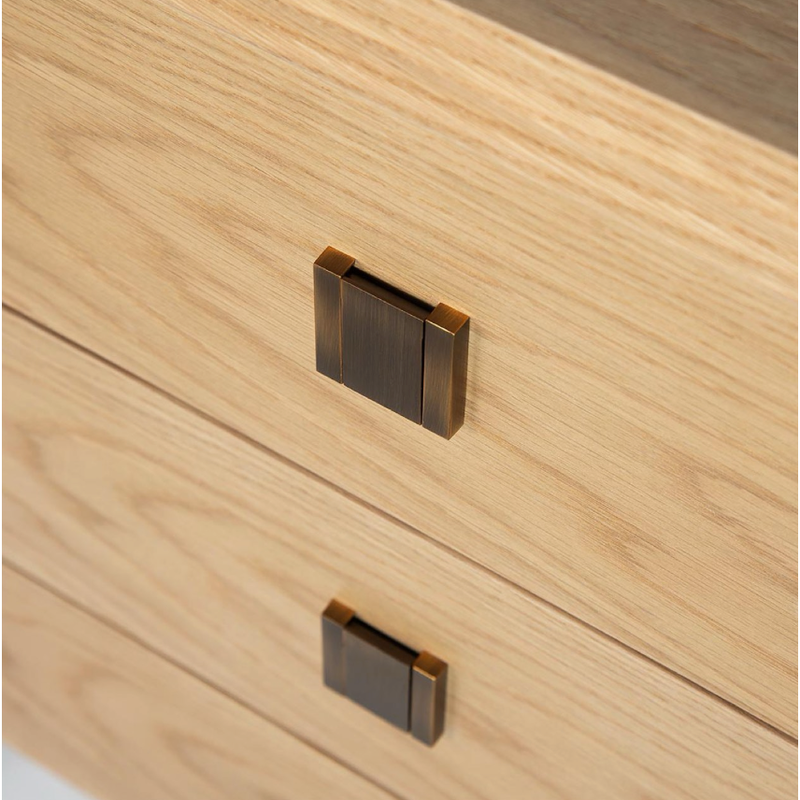 Hara 3 Drawer Dresser in Natural Oak