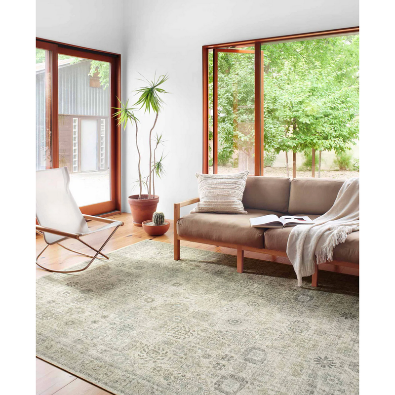 Skye Rug in Natural/Sage