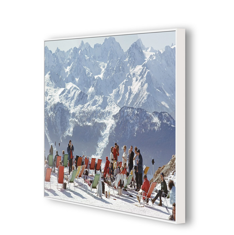 Lounging In Verbier by Slim Aarons