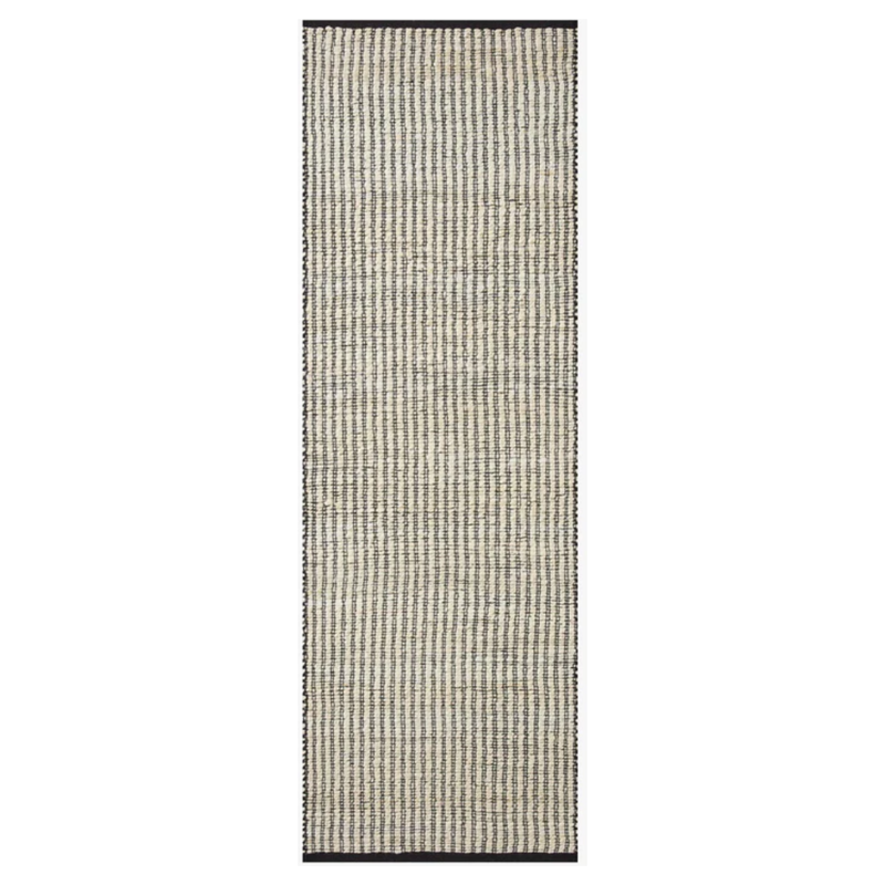 Colton Rug in Ivory/Black