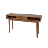 Gia Console Table in Warm Pecan