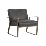 Kristoffer Lounge Chair in Steel Grey