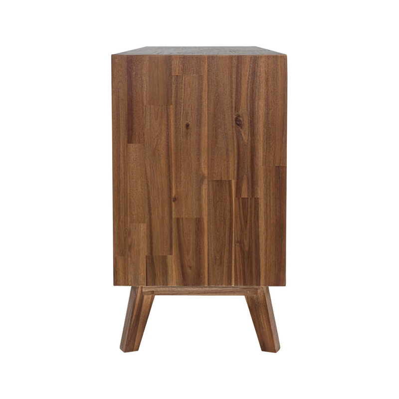 Gia 6 Drawer Dresser in Warm Pecan