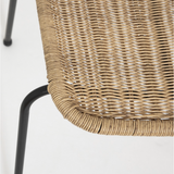 Calabria Stackable Dining Chair in Natural