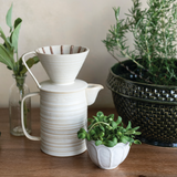 Stripe Pour Over Set