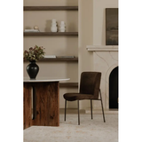 Stanley Dining Table in Dark Brown