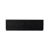 Abaso Media Console in Ebony Rustic