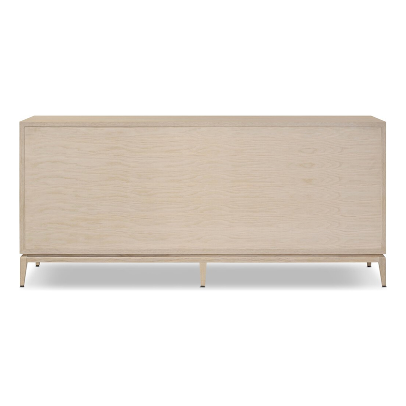 Rosenell 6 Drawer Dresser in Natural Oak Veneer