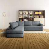 Taylor Left Sectional Asphalt Grey