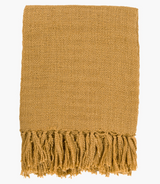 Tilda Throw in Mustard