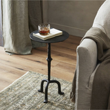 Jocelyn End Table in Raw Black Iron