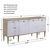 Tightrope 4 Door Cabinet