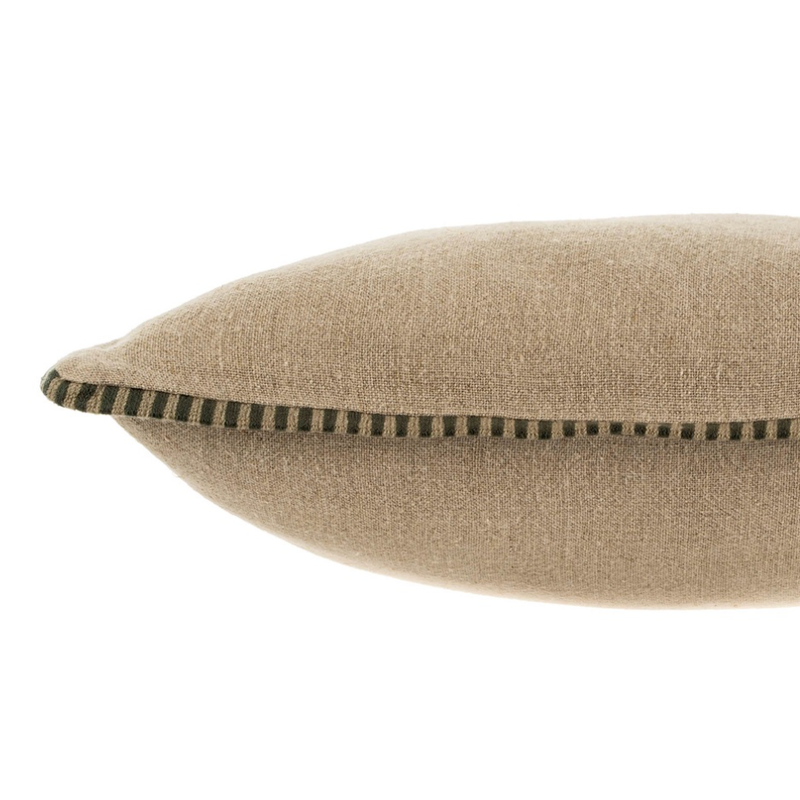Honfleur Linen Cushion - Charcoal