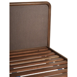 Rye King Bed Warm Brown