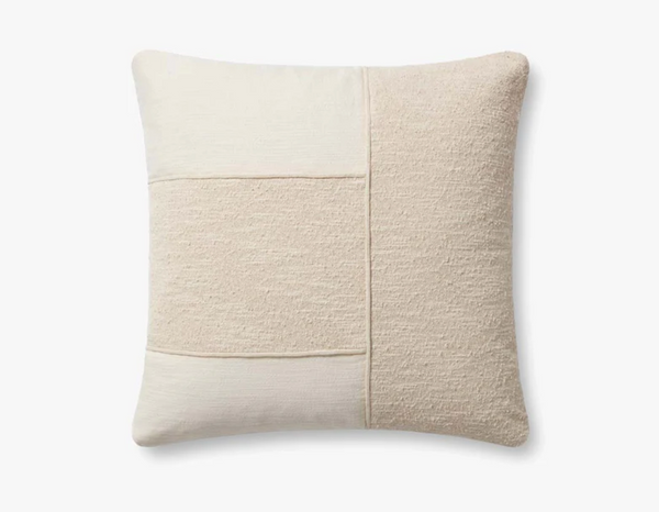 Leslie Cushion in Ivory