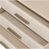 Rosenell Closed Nightstand in Natural Oak Veneer